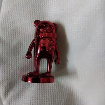 요네즈켄시 메탈 피규어 곰 빨간색