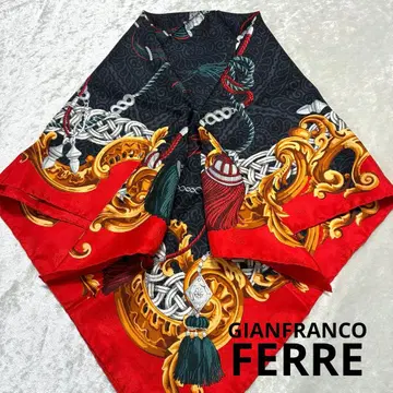 GIANFRANCO FERRE 잔프랑코 페레 스카프 실크 대형