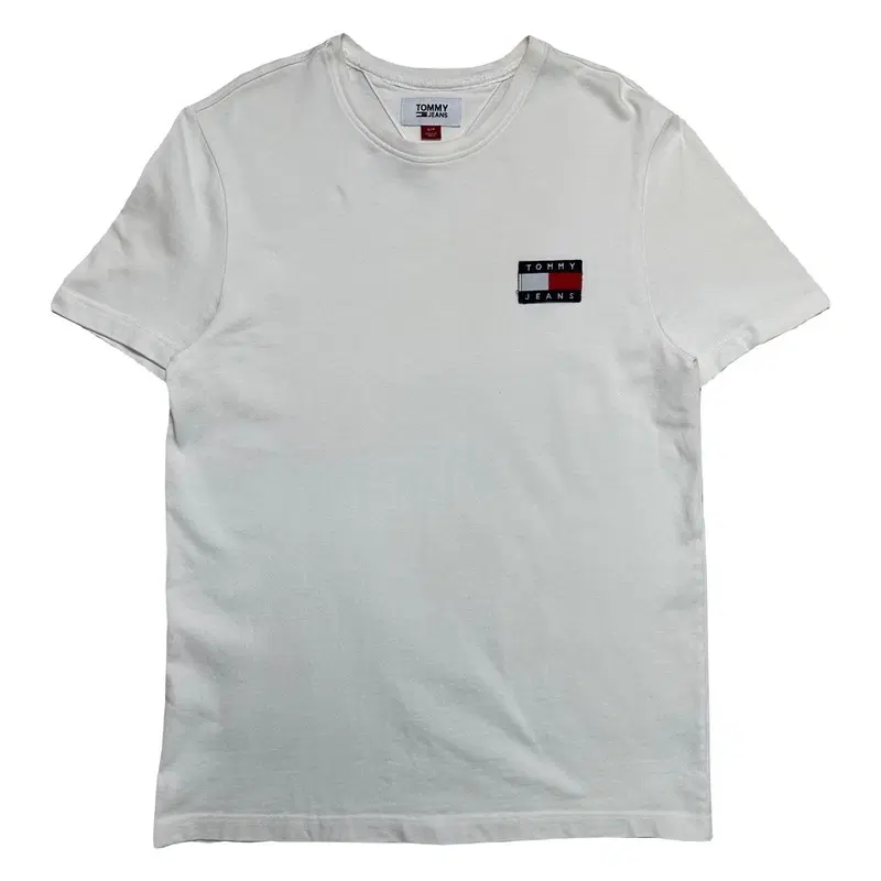 TOMMY JEANS 로고 반팔티 화이트 S