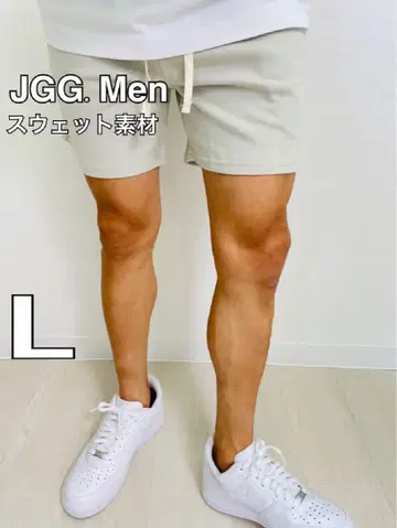 JGG.Men 제깅맨 스키니 맨투맨 하프 팬츠 il