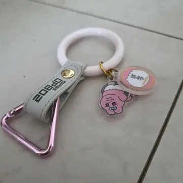 [ 레어 새상품급 ] 빤쮸토끼 낚시 가죽 키링 카와이소니!