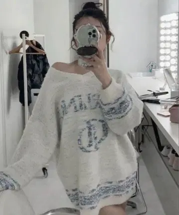Darich 다리치 오프숄더 니트 스웨터 F