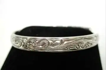 새상품급 하와이안 주얼리 실버925/뱅글/은제/남녀 공용