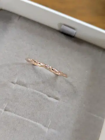 새상품급 JewelclosetbyL&Co. K10 핑크 골드 반지