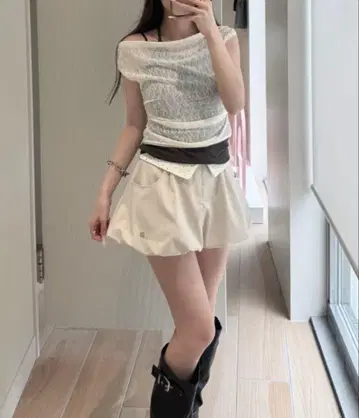 [ 새상품 ] [ JAPAN EXCLUSIVE ] MINA LAYERED SKIRT