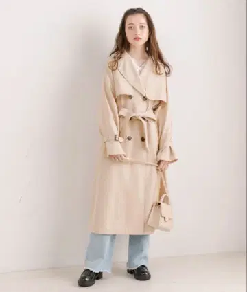 [ OLIVE des OLIVE ] 트렌치코트 베이지 봄 새상품 미사용