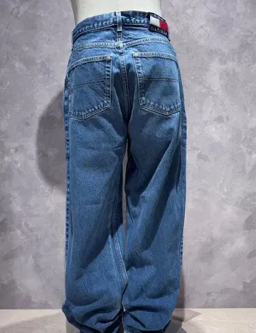 USA 구제 의류 TOMMY HILFIGER 데님 팬츠 와이드 baggy