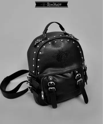 DimMoire 디머모아르 Skull 각인 스터드 백팩