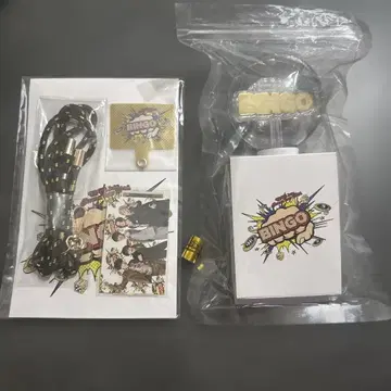 HiHi Jets BINGO 응원봉 스마트폰 스트랩 은색 테이프