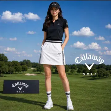 CALLAWAY 캘러웨이 스커트 피케 셔츠 캡 3종 세트