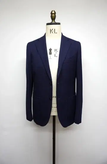 EDIFICE 남성용 바스켓 네이비 2버튼 패치P 아이스센스