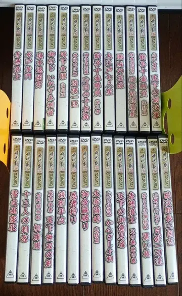 도에이 시대극 걸작 DVD 컬렉션 DVD 27작품 세트 묶음 판매