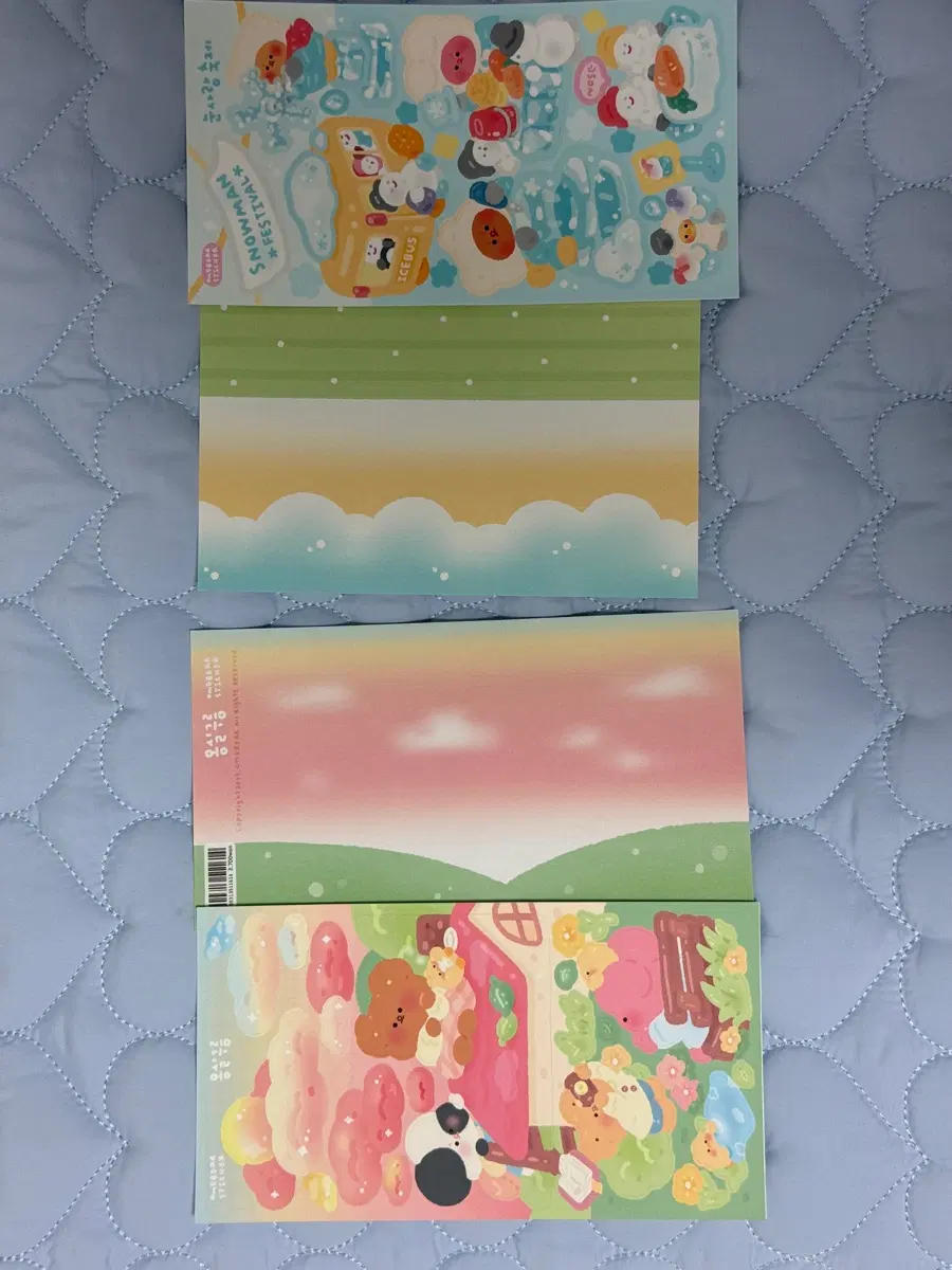 오메베어 다니스토어 앵희하우스 등 캐릭터 다꾸 스티커