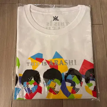 THIS IS ARASHI 아라시 굿즈 반팔T셔츠 화이트
