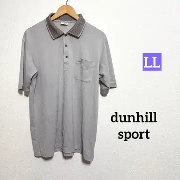 dunhill sport 남성용 반팔 피케 셔츠 그레이