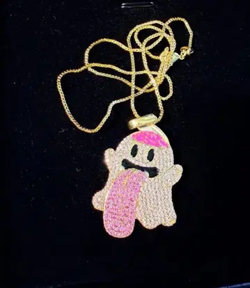 새상품 GRAF&WU BOO GHOST 목걸이 골드 지르코니아 인기