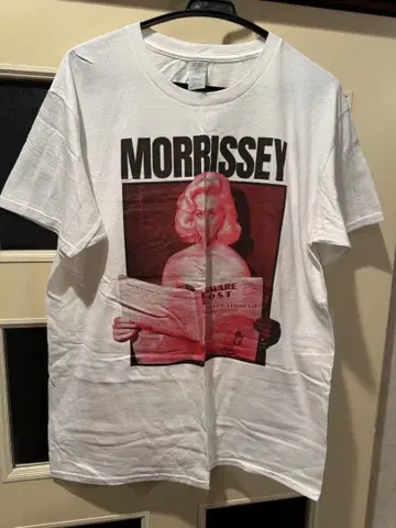 Morrissey 모리세이 2023년 투어 T셔츠 화이트 L