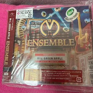 ENSEMBLE Mrs.GREENAPPLE CD+DVD 초회 한정판