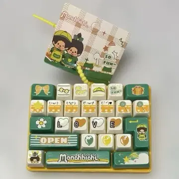 [ 미사용 새상품 ] 키보드 키링 취미 Monchhichi