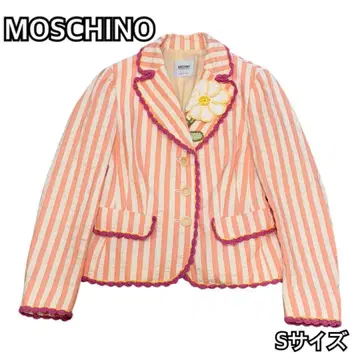 MOSCHINO 모스키노 이탈리아제 자켓 스트라이프 패턴 빈티지