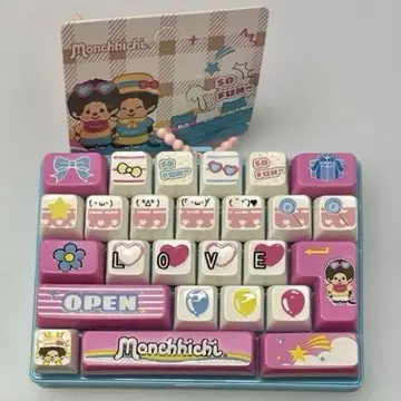 [ 미사용 새상품 ] 키보드 키링 취미 Monchhichi
