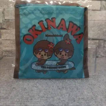 몽치치 오키나와 한정판 에코백 블루
