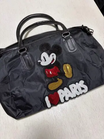 미키마우스 보스턴 백 I LOVE PARIS
