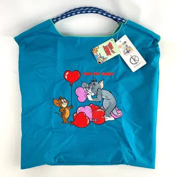 새상품 TOM AND JERRY D.KELLY 자수 디자인 백 그린