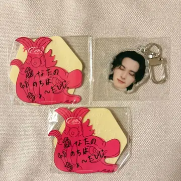 JO1 카와니시 타쿠미 얼굴 아크릴 키링 스티커 EIEN 캡슐 토이 가챠