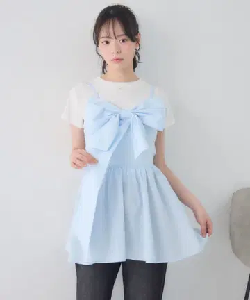 RETRO GIRL 레트로걸 BIG 리본 뷔스티에