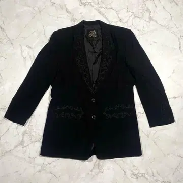 [ 고급 ] 이타리야 GK 코드 자수 자켓 블랙 13호 XL 큐프라