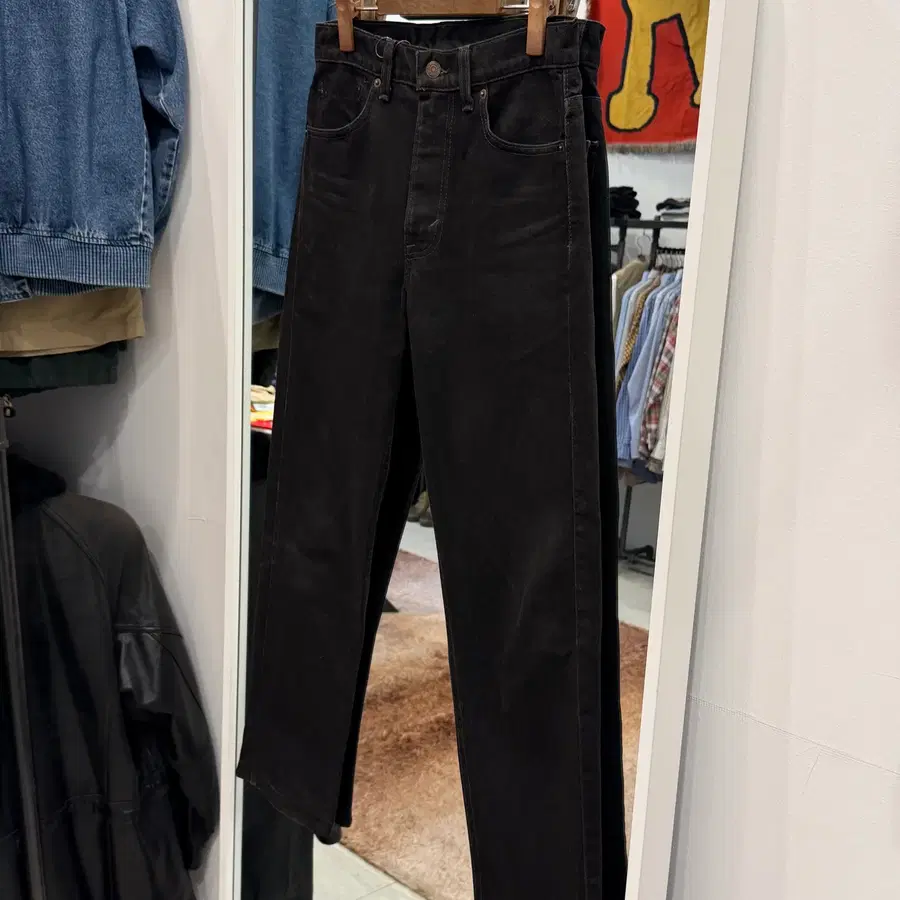 90s Levis 리바이스 505 흑청 데님 팬츠 (29-30inch) (made in USA)