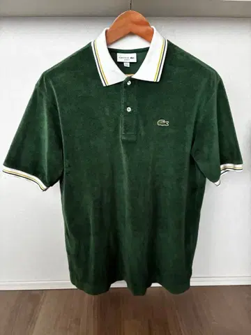 LACOSTE 라코스테 반팔 피케 셔츠 하이 게이지 파일 원단 US 사이즈 M