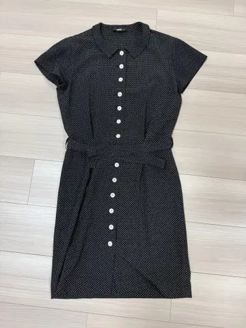 agnes b. PARIS 도트 셔츠 원피스 사이즈 2 일본제