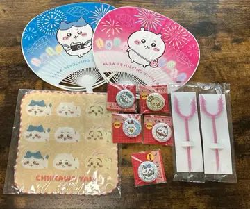 치이카와 부채 치이카와구이 손수건 거울 코코스 복주머니 쿠라스시 하치와레