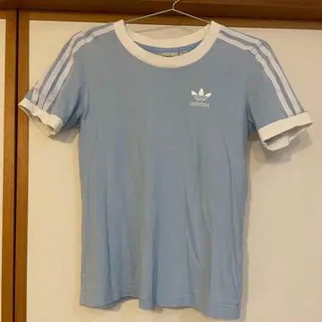 adidas originals 아디다스 T셔츠 반팔 라이트 블루