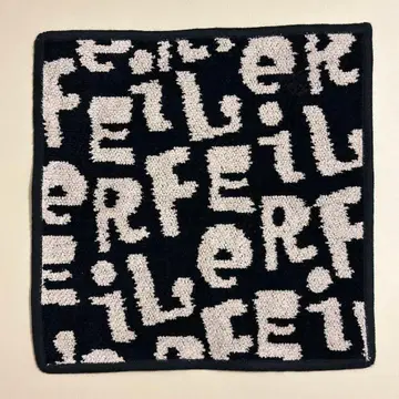 FEILER 클리어 라벨 기글 손수건 블랙