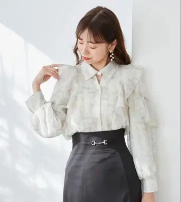 MAJESTIC LEGON 블라우스 민트 그린
