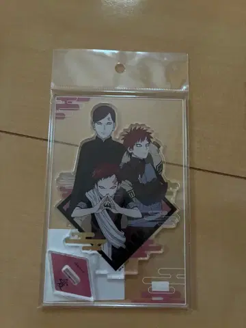 NARUTO 나루토 돌풍전 한정판 신규 일러스트 아크릴 스탠드 가아라