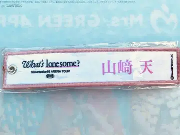 사쿠라자카46 야마자키 텐 네임택 키링 What's lonesome?