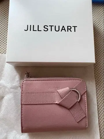 JILL STUART 이단 접이식 지갑 핑크