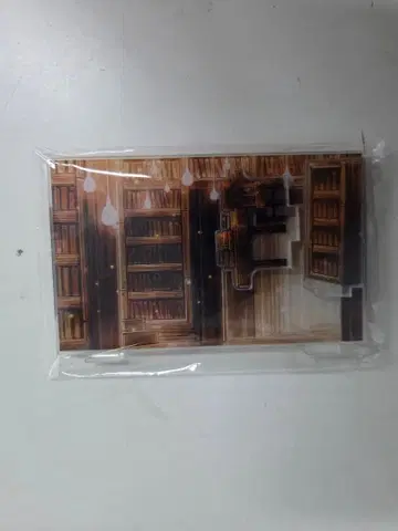 햄햄빵빵 라이브러리 오브 루이나 도서관 테마 배경 아크릴 호도