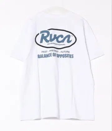 루카 RVCA 서프 반팔 티셔츠 RANCH SCRIPT S 사이즈 화이트