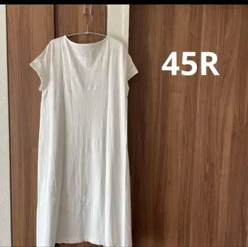 45R 화이트 원피스