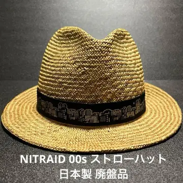 NITRAID 00s 스트로우 햇 일본제 단종품 나이트로