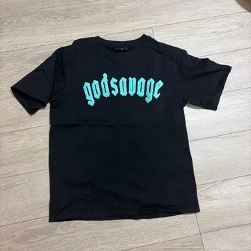 god savage 로고 T셔츠 M 사이즈 블랙