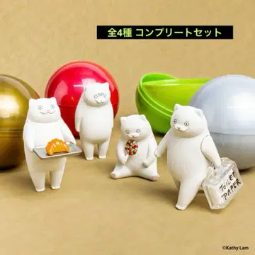 쿠로야마 캐시 라무 고양이 피규어 컴플리트 세트 박스 포함 2