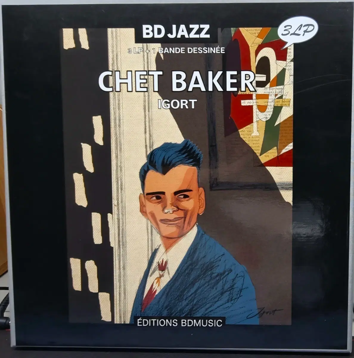 BD JAZZ 쳇 베이커 3LP + 만화책