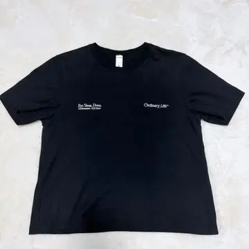 SHINYA KOZUKA 블랙 T 쇼트 기장