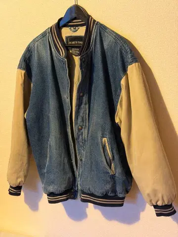 NORTH BAY 데님 바시티 자켓